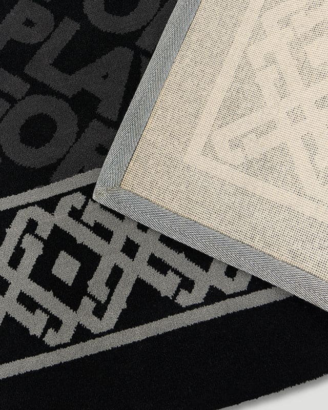 GDUP Rug Black/Grey - X-Large